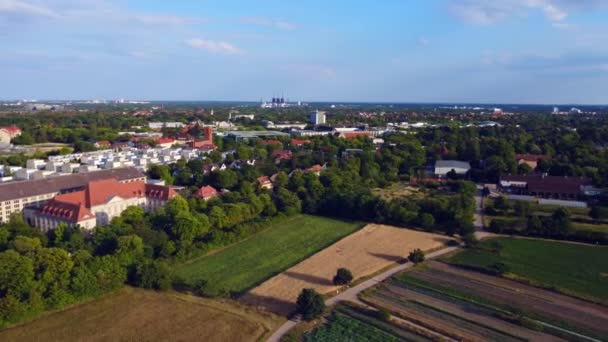 360 View Grunewald Calm Aerial View Flight Pan Left Right — 비디오