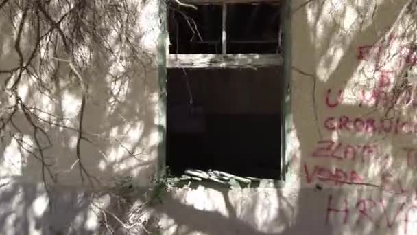 Abandoned Yugoslavian Military Artillery Old Yugoslavian Deserted Military Bunker Island — Video