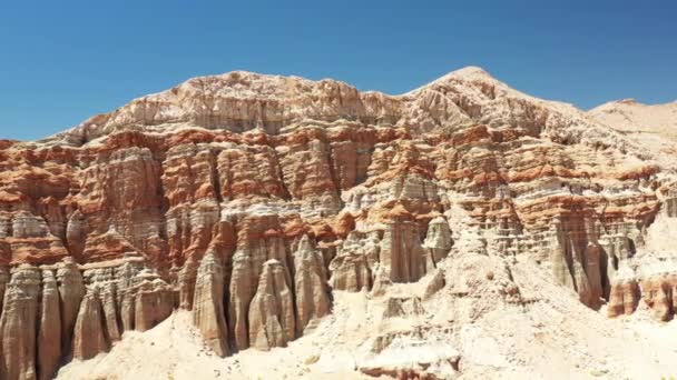 Spire Rock Formations Sandstone Red Rock State Park — Stok video