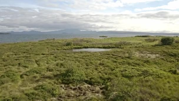 Drone Shot Thingvellir National Park — 图库视频影像