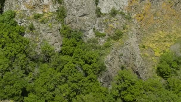 Revealing Aerial Shot Historical Azeula Fortress Kojori Panorama — Vídeos de Stock