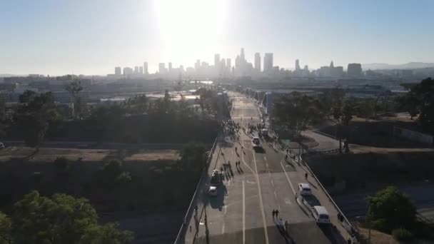 6Th Street Viaduct Los Angeles — ストック動画