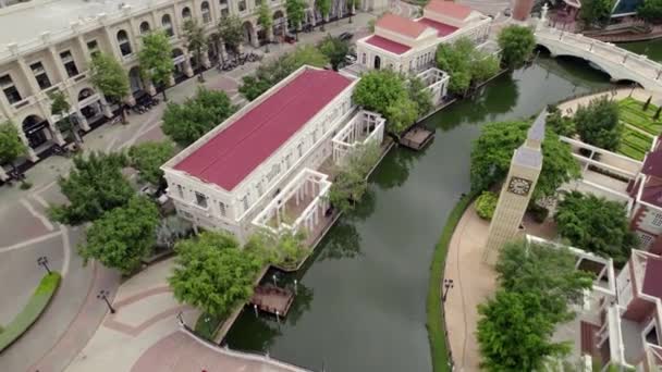 Aerial Drone View Borey Peng Huot South Phnom Penh Cambodia — Wideo stockowe