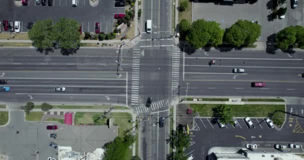 Traffic Intersection Millcreek South Salt Lake City Utah Usa Transportation — ストック動画