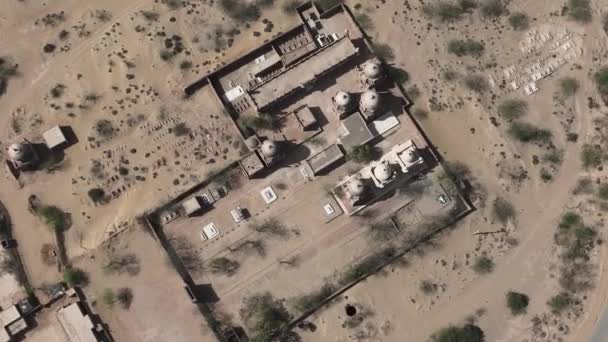 Αεροφωτογραφία Του Fort Derawar Κατά Διάρκεια Της Ημέρας — Αρχείο Βίντεο