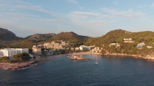 Sunset Beach Majorca Spain — Stockvideo