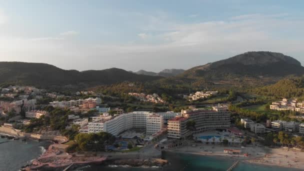 Sunset Camp Mar Majorca Spain — Vídeo de Stock