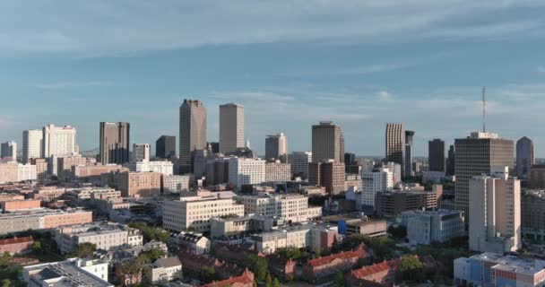 Aerial New Orleans Cityscape — Stockvideo