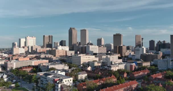Aerial New Orleans Cityscape — Stockvideo