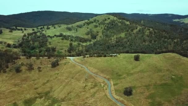 Aerial View Tallangatta Lookout North East Victoria Australia November 2021 — Wideo stockowe