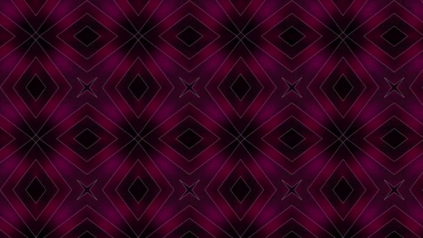 Seamless Argyle Pattern Slide Deep Cannon Pink Graphic Design Animation — Stock video