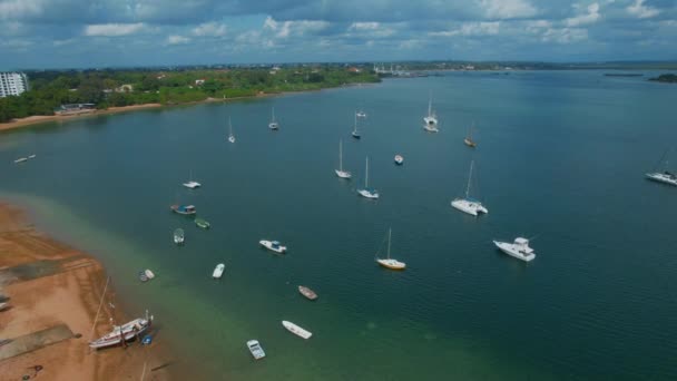 Yacht Club Tanga City Tanzania — стоковое видео