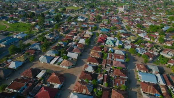 Aerial View Tanga City Tanzania — Video Stock