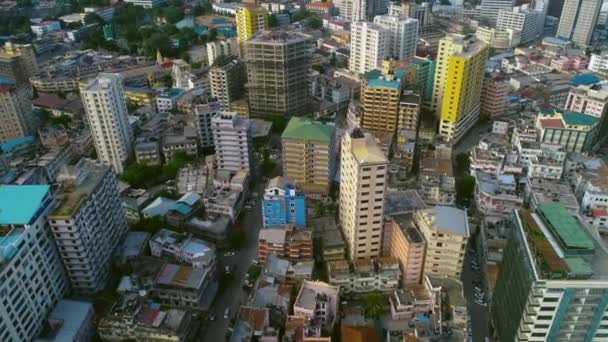 Вид Воздуха Дар Салам Танзания — стоковое видео