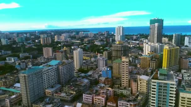 Aerial View Dar Salaam Tanzania — Stock Video