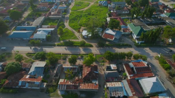 Aerial View Tanga City Tanzania — Video Stock