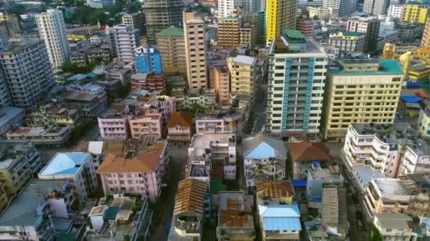 Dar Salaam Havadan Görünüşü Tanzanya — Stok video