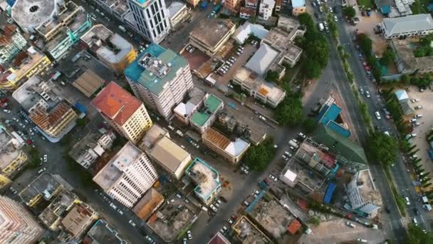 Flygfoto Över Dar Salaam Tanzania — Stockvideo