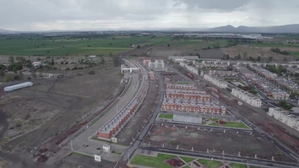 Construction Houses Rural Area — Vídeos de Stock