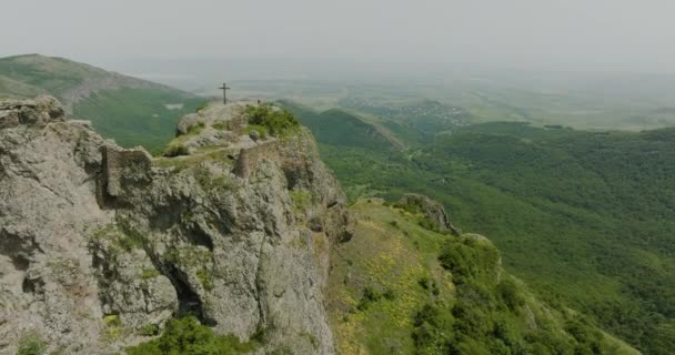 11Th Century Georgian Stronghold Captured Great Turkish Invasion — Wideo stockowe