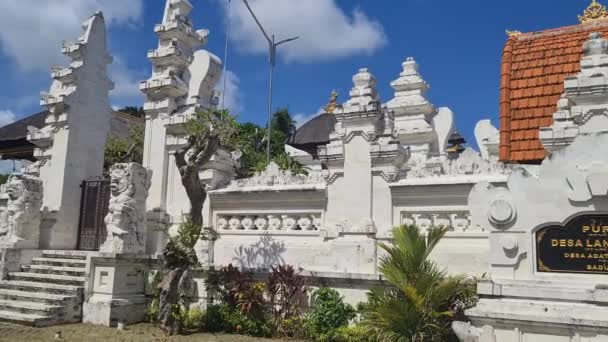 Pura Desa Lan Puseh Pecatu Hindu Temple Bali Island Indonesia — стокове відео
