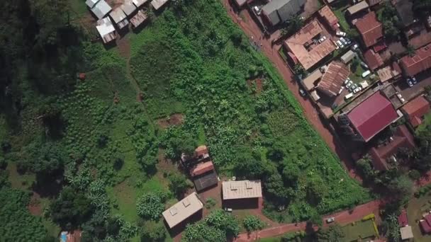Mulagská Čtvrť Kampala City Uganda Letecký Pohled Africkou Městskou Oblast — Stock video