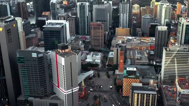 Brisbane Cbd Queensland Avustralya Daki King George Square Park Üzerinde — Stok video