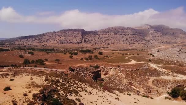 Summer Landscape Rhodes Island Greece Aerial Drone Shot — Video