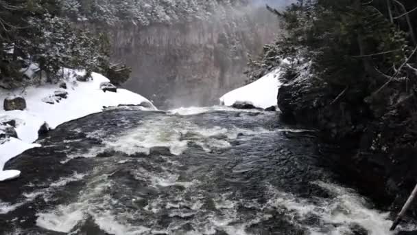 Helmcken Falls Drone Shot — Wideo stockowe