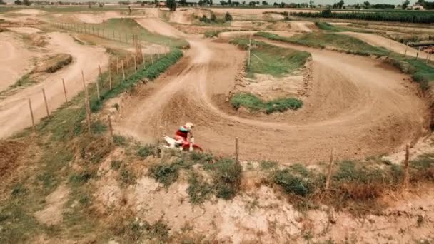 Dirt Bikes Racing Track 50Fps — Stock videók