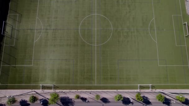 Football Soccer Field South France Montpellier — Vídeo de stock