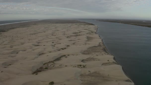 Beautiful Landscape Sand Dunes Beach Baja California Sur Peninsula Mexico — ストック動画