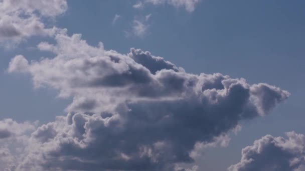 Timelapse Grey Cloud Forming Growing — Video Stock