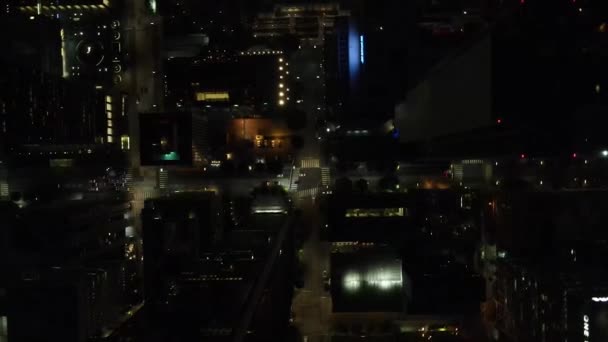 Overhead View Downtown Los Angeles — Video Stock