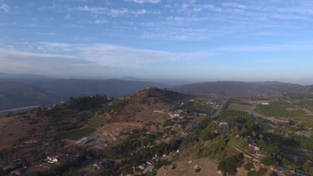 Belle Région Montagneuse Dans Pays Vin San Diego Californie États — Video