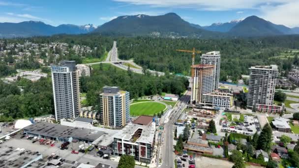 Lynnmour Province Residential Apartment Buildings Seylynn Park British Columbia Canada — Vídeo de stock