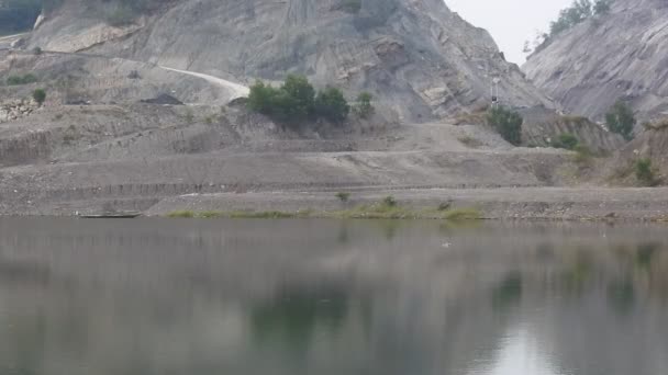 Meer Von Kandi Artificial Lake Sawahlunto Δυτική Σουμάτρα Ινδονησιακή Λίμνη — Αρχείο Βίντεο