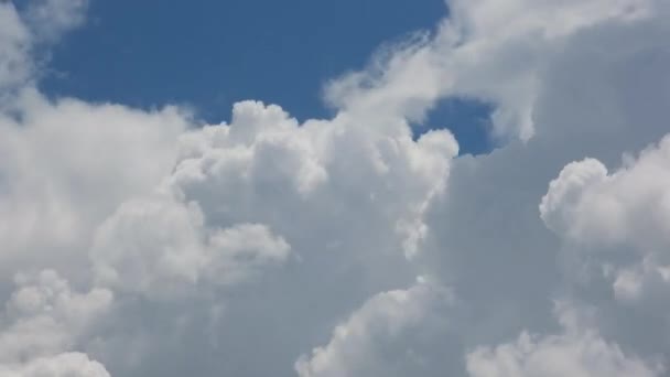 Time Lapse Changing Large Amount Moving Clouds — Vídeos de Stock