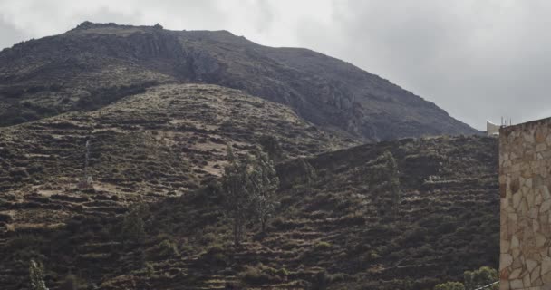Huacaya Inca Andenes Mountain — Stock video
