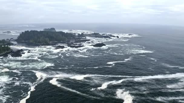 Imagini Drone Din Insula Vancouver — Videoclip de stoc