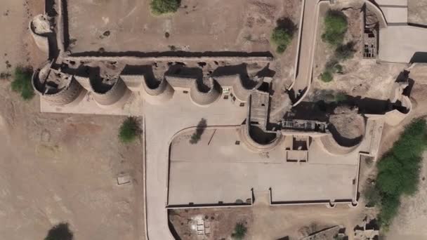 Aerial View Derawar Fort — Stockvideo