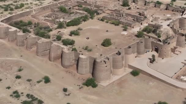 Drone View Derawar Fort Mornning — 비디오