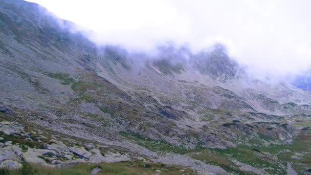 Panoramic View Retezat Mountains Romania — Video