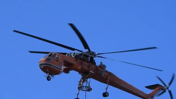 Helicopter Flying Colorado Background — Vídeo de Stock
