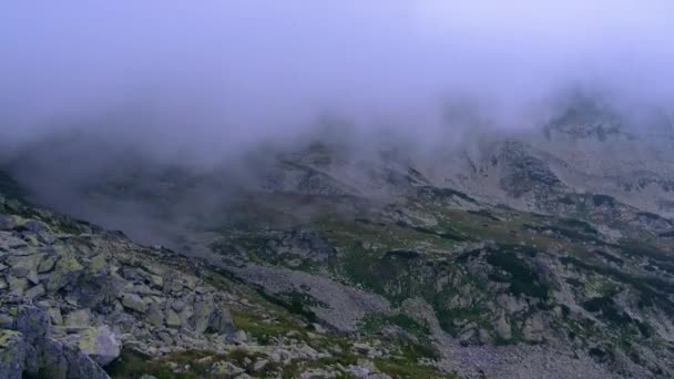 Camera Pan Retezat Mountains Romania — Stok video