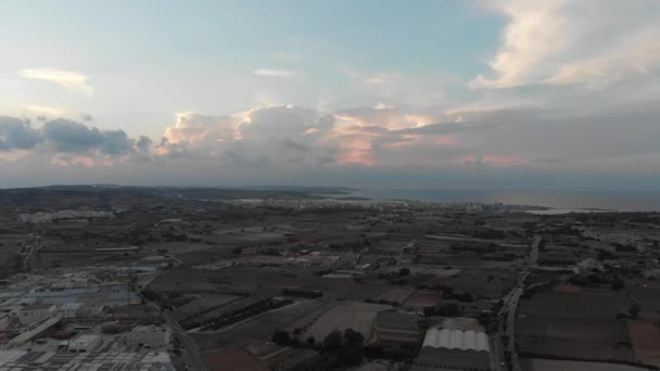 Aerial Drone Video Malta Naxar Surroundings — Stock video