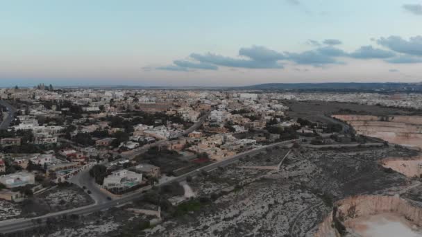 Aerial Drone Video Malta Naxar Surroundings — Vídeo de Stock