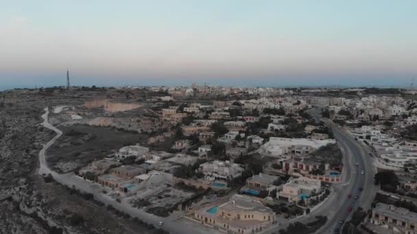 Aerial Drone Video Malta Naxar Surroundings — Stok video