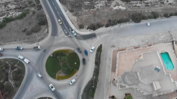Aerial Drone Video Malta Naxar Surroundings — Stockvideo