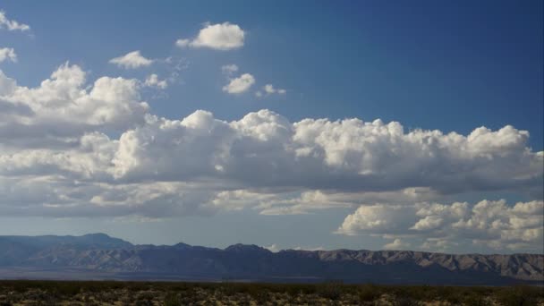 Mojave Desert Storm Clouds Time Lapse — Stockvideo